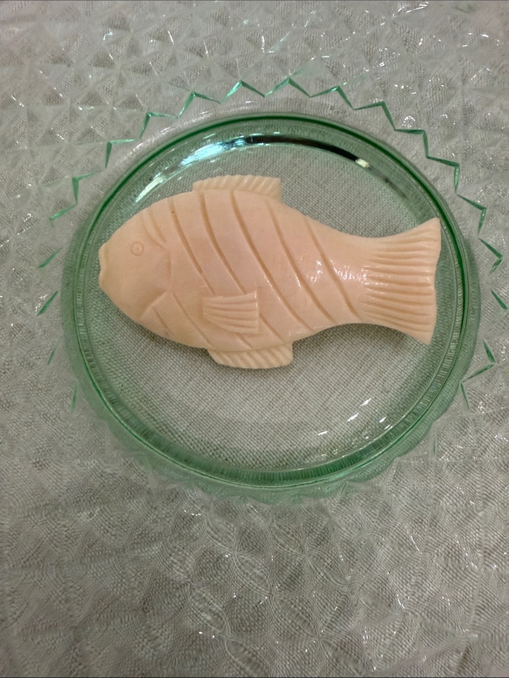 Carved Fish Brooch